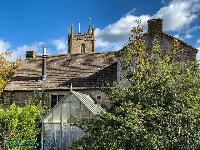 Nunney - A Stone Tiled Roof