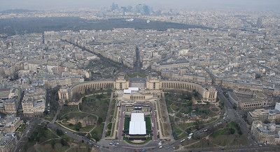 030 Eiffeltoren - Uitzicht richting Place du Trocadéro