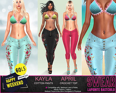 L&B for Happy Weekend! April and Kayla Updates & Discount June 11-13th