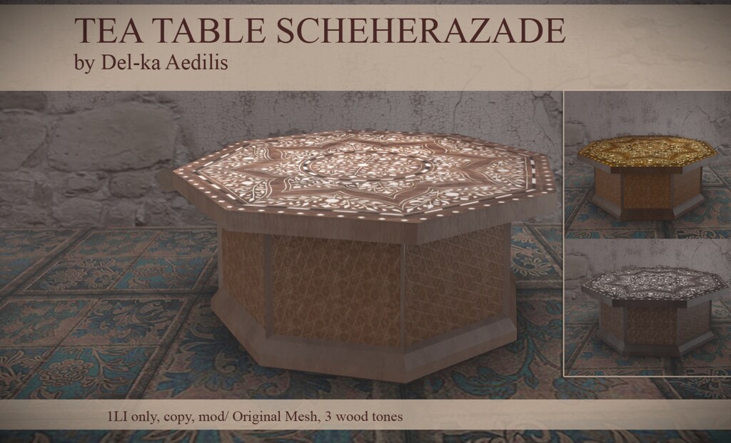 Tea Table Scheherazade