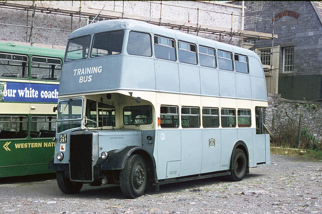 Plymouth City Bus . 2 HJY297 . Opposite Bretonside Bus Station , Plymouth , Devon . June-1975 .