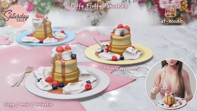 ✨ [Cat-Noodle] Puffy Fluffy Pancakes @ Mainstore x The Saturday Sale! ✨
