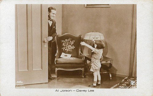 Al Jolson and Davey Lee in Say It with songs (1929)