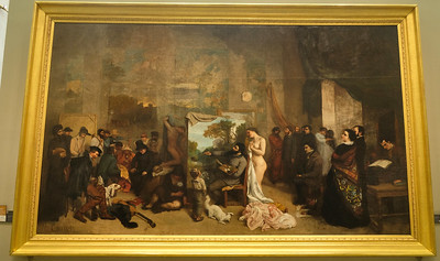 016 Gustave Courbet, The Artist’s Studio