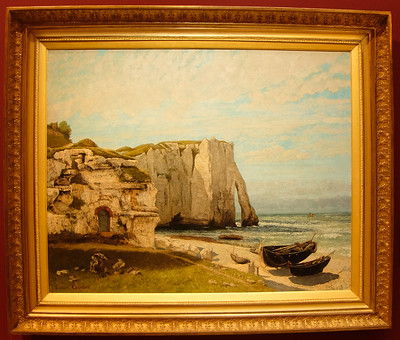 014 Gustave Courbet (1819-1877) - Het klif bij Etretat