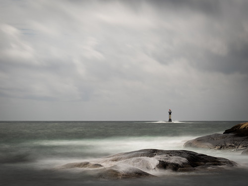 mft om1 schweden urlaub vacation storm sea seascape lighthouse coast waves clouds longexposure sweden olympusom1 northsea landscape