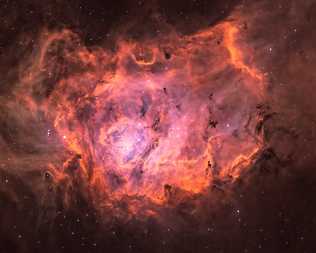Lagoon Nebula / M8 / NGC 6523 (Extract from full image)