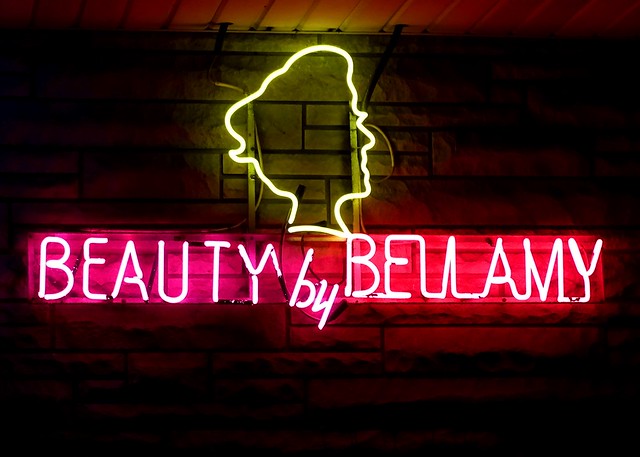 IN, Marion-Beauty by Bellamy Neon Sign