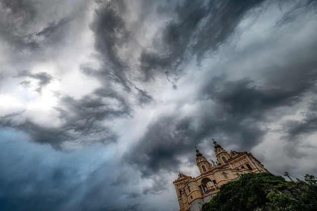 Dark Clouds Over Melk Abbey