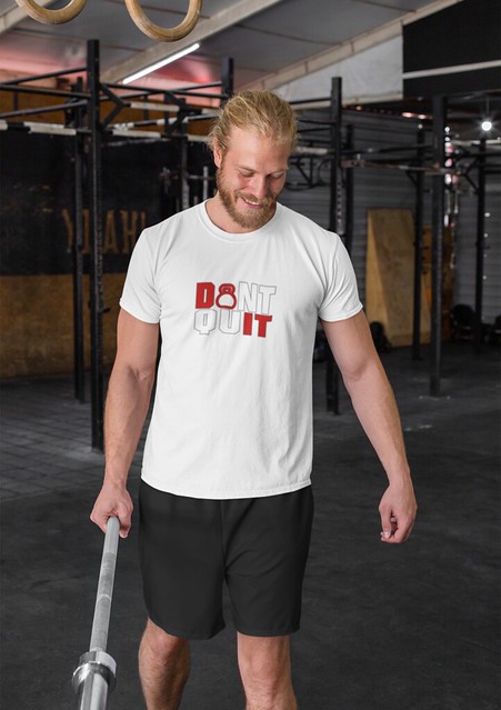 Dont Quit - Männer Slim Fit T-Shirt
