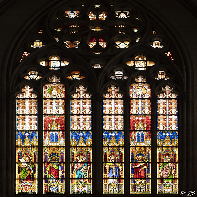Cologne: Dom / Cathedral (Stained Glass Detail)