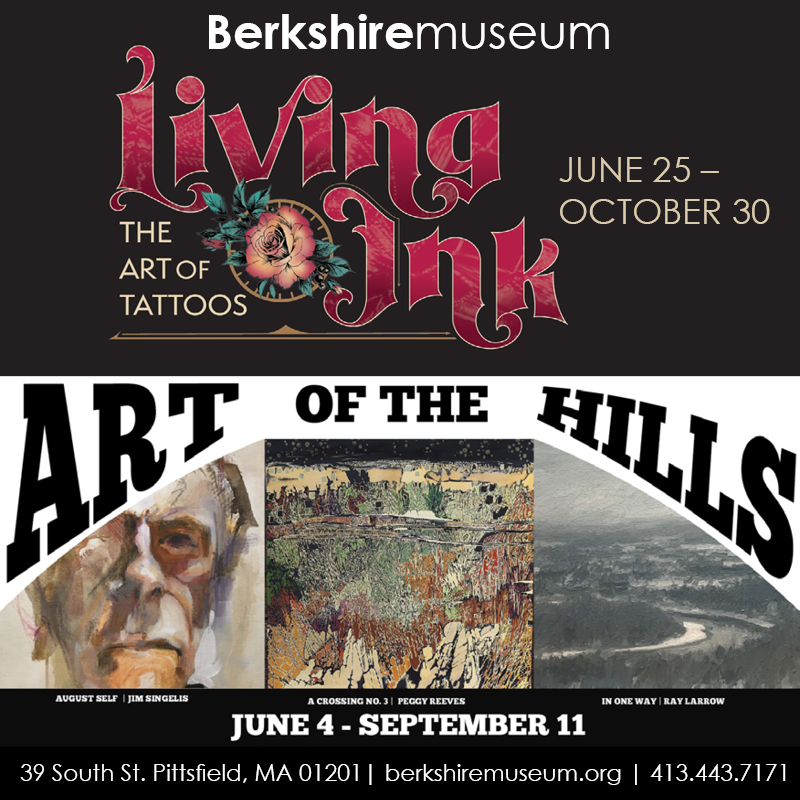 Berkshire Museum in Pittsfield, MA, presents Art of The Hills: Visual Evidence, a Berkshire-Based Artist exhibition featuring a wide array of styles and mediums from artists living within 60 miles of the museum. On display from June 4 - September 11, 2022. 