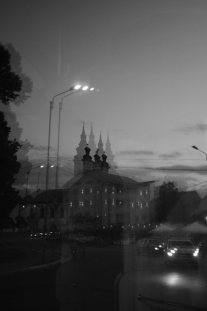 Night falls in Lugoj