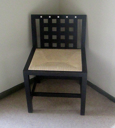 Mackintosh Chair, Upper Room Hill House, Helensburgh