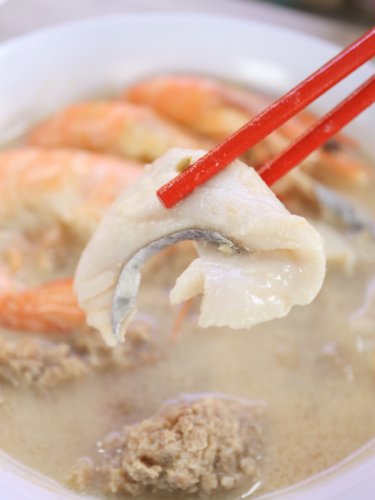 Jia Li Seafood Soup - batang fish lifting