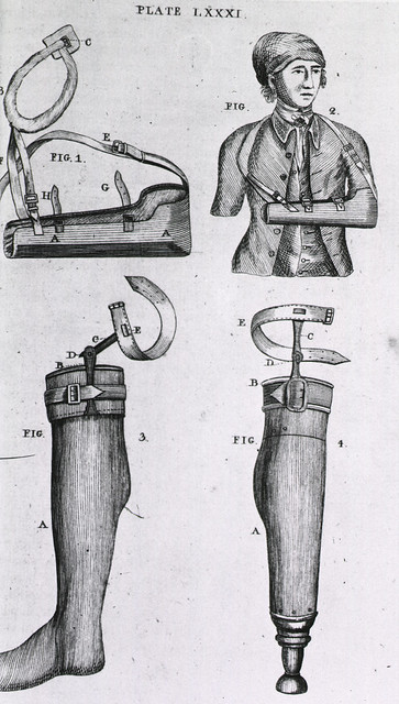 Arm sling and artificial legs