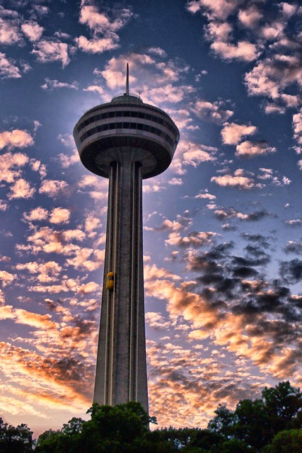 Niagara Falls Ontario ~ Canada ~ Skylon Tower ~ Sunset view  View