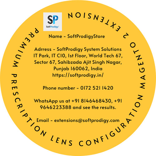 Premium Prescription Lens Configuration Magento 2 extension | by SoftProdigyStore