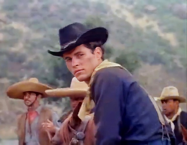 Hickman Hill (aka Hick Hill), the grandson of Tom Mix, is shown here in an episode of “Custer” from 1967.