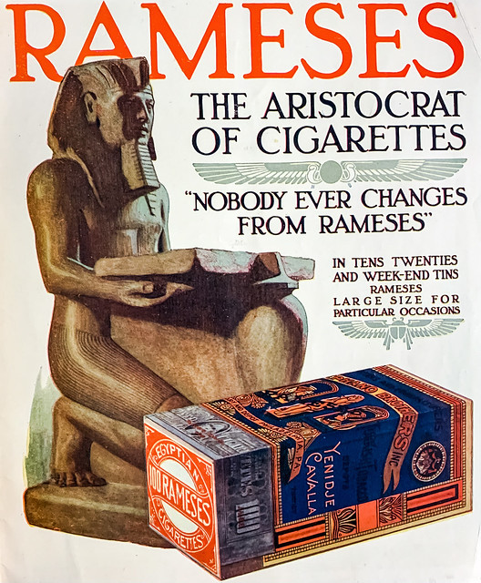 Ad for Rameses Cigarettes in “Life” Magazine, September 6, 1917.
