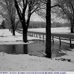2005-01-08 425 Winter in Indiana - Southeastway Park [black & white]