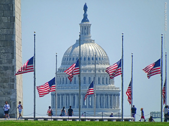 US Capitol Dome on Memorial Day, 30 May 2022