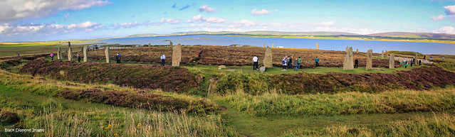 Ring of Brodgar, Neolithic World Heritage Site, Orchney Islands, Scotland, United Kingdom
