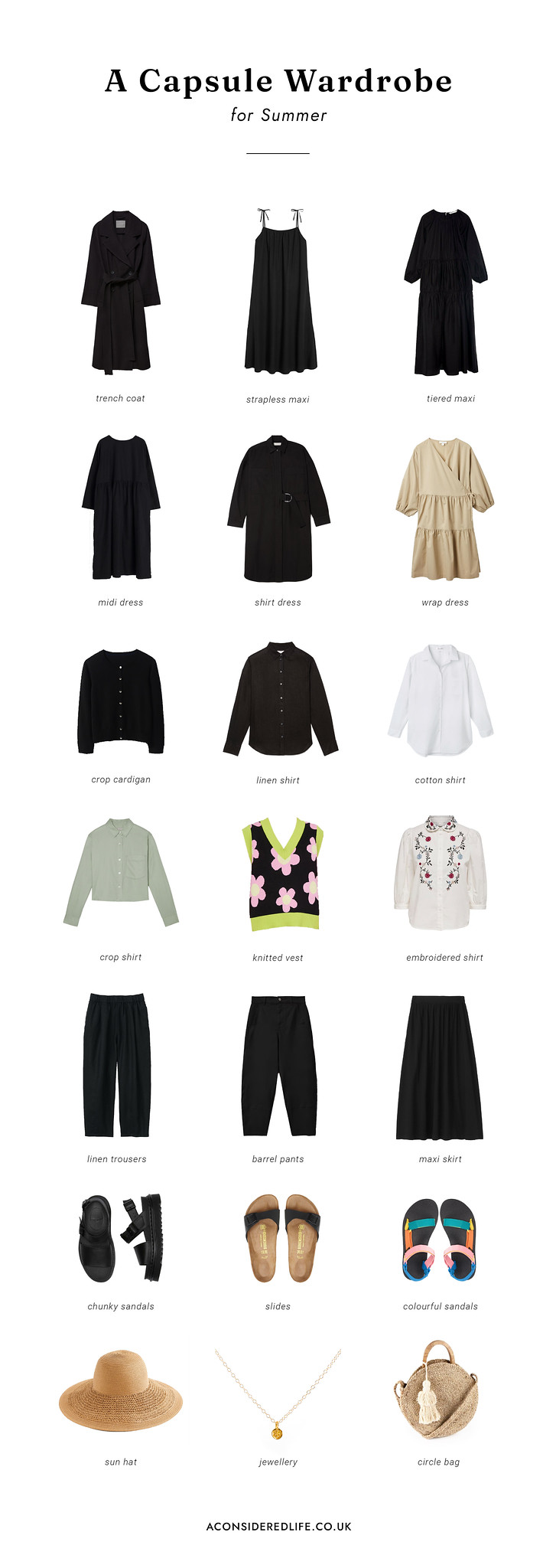 A Summer Capsule Wardrobe