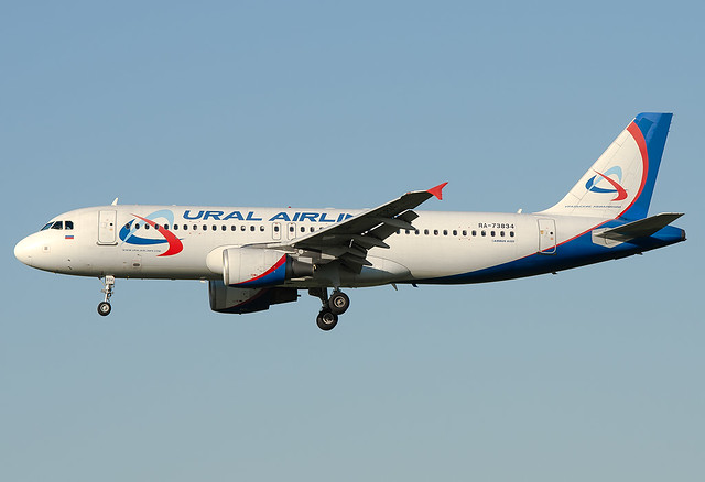 RA-73834 Ural Airlines Airbus A320-214