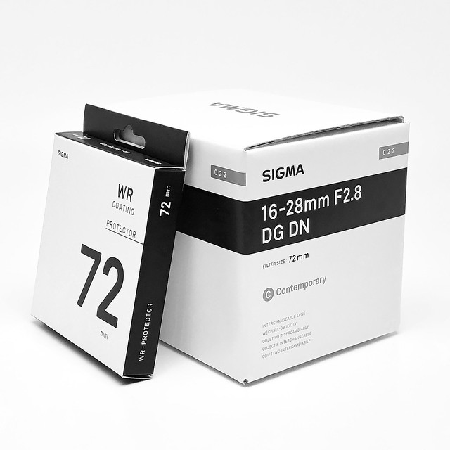 SIGMA 16-28mm F2.8 DG DN C022 ＋ WR-PROTECTOR Filter 72mm