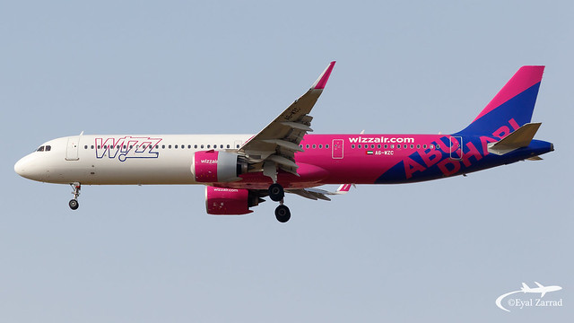 TLV - Wizz Air Abu Dhabi Airbus A321neo A6-WZC