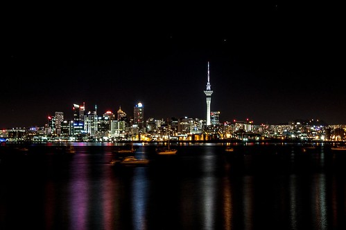 Auckland city. From Highlights of New Zealand