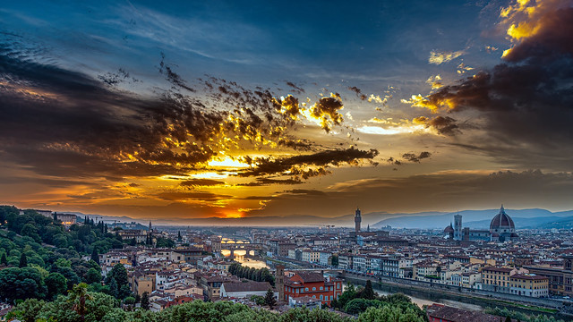 Florence sunset - Explored