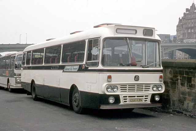 Lothian Region Transport , Scotland . 113 GSX113N . Edinburgh , Scotland . July-1975.