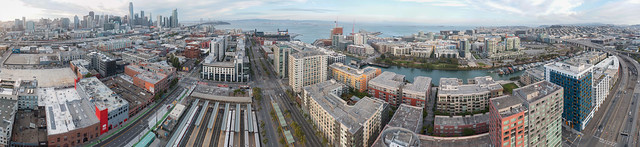 king street panoramic aerial