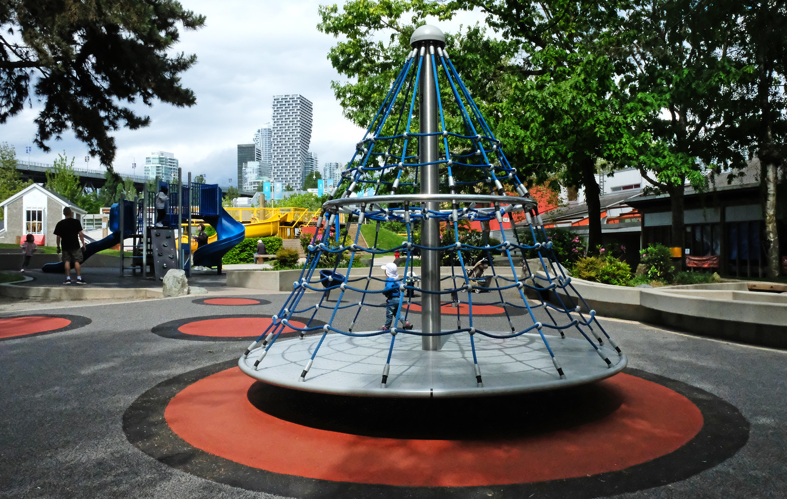 Sutcliffe Park playground, Granville Island, Vancouver, BC, Canada
