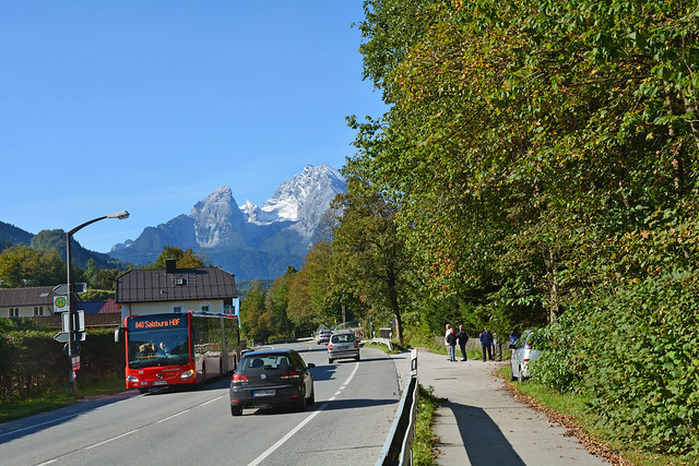 Berchtesgaden, OT Unterau (06) - ÖPNV Richtung Salzburg