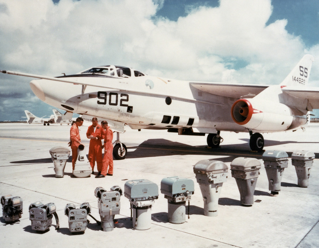 Vietnam War 1965 - RA-3D Skywarrior aircraft & camera equipment