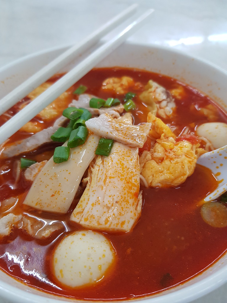 番茄上湯麵 Tomato Egg Soup Noodle rm$13.50 @ 百家村麵家 Next Station Noodle House at PJ Seksyen 19