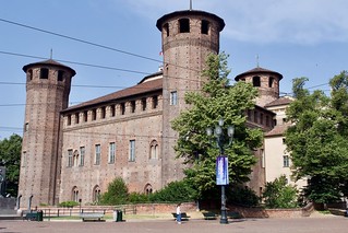 Rückseite Palazzo Madama (15. Jh.), Turin