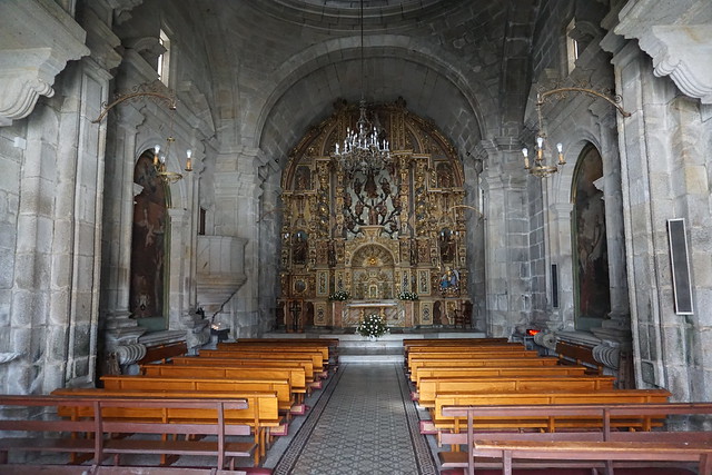 Chapelle Santa Liberata, Baiona : Vue intérieure