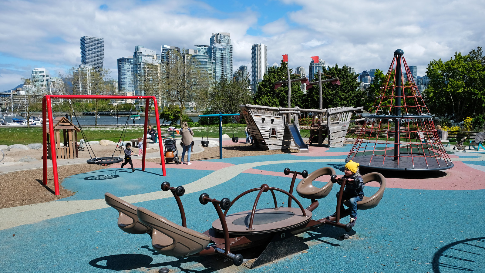 Charleson Park playground, Vancouver, BC, Canada
