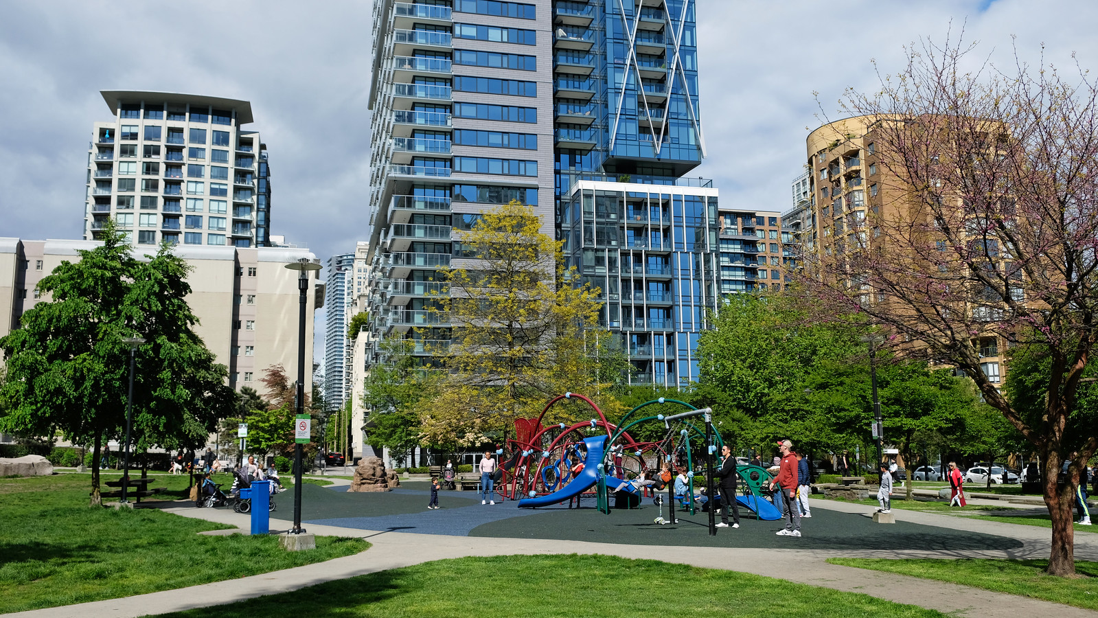 Emery Barnes Park playground, Vancouver, BC, Canada