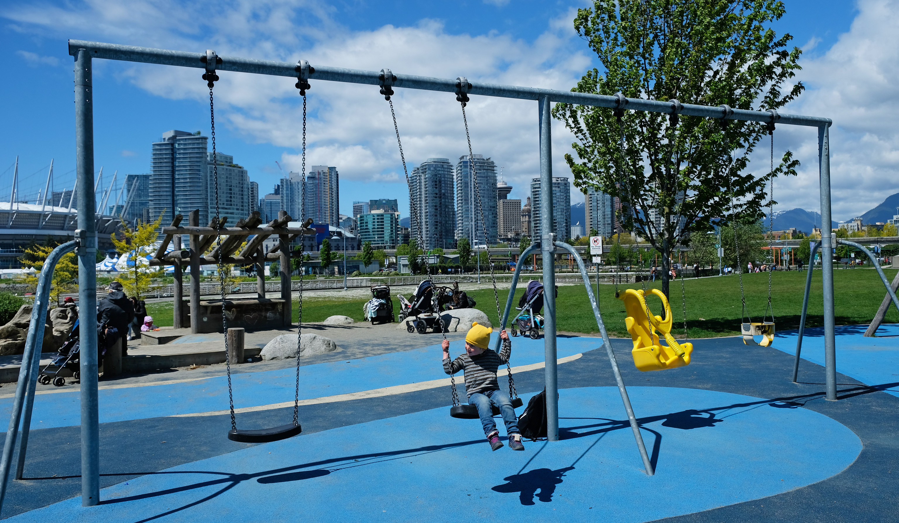 Creekside Park playground, Vancouver, BC, Canada