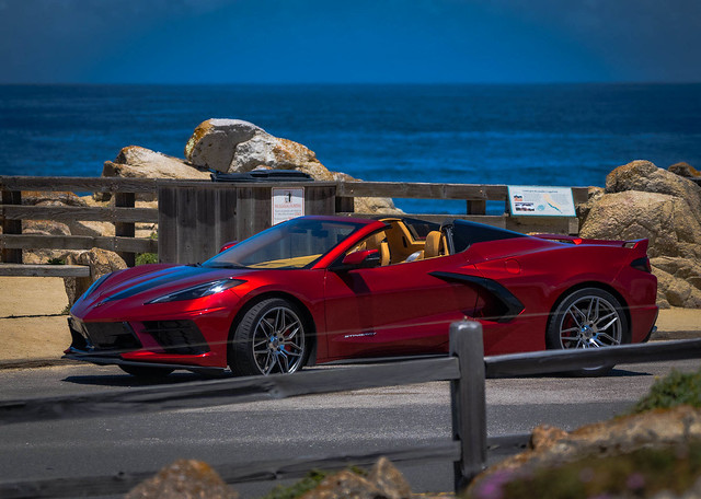 Corvette Stingray at the Coast-