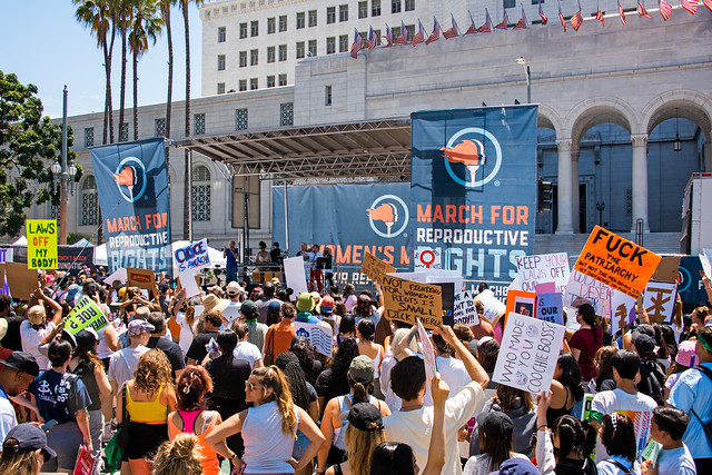 March for Reproductive Rights Rally in Los Angeles