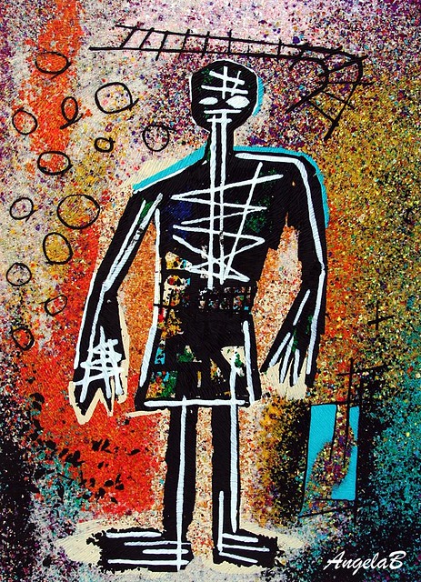 Jean-Michel Basquiat - polymer clay version - 43, 959