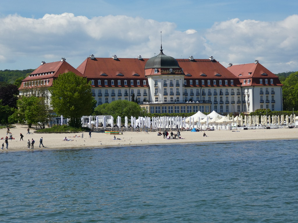 Sofitel Grand Sopot Hotel along the beachfront