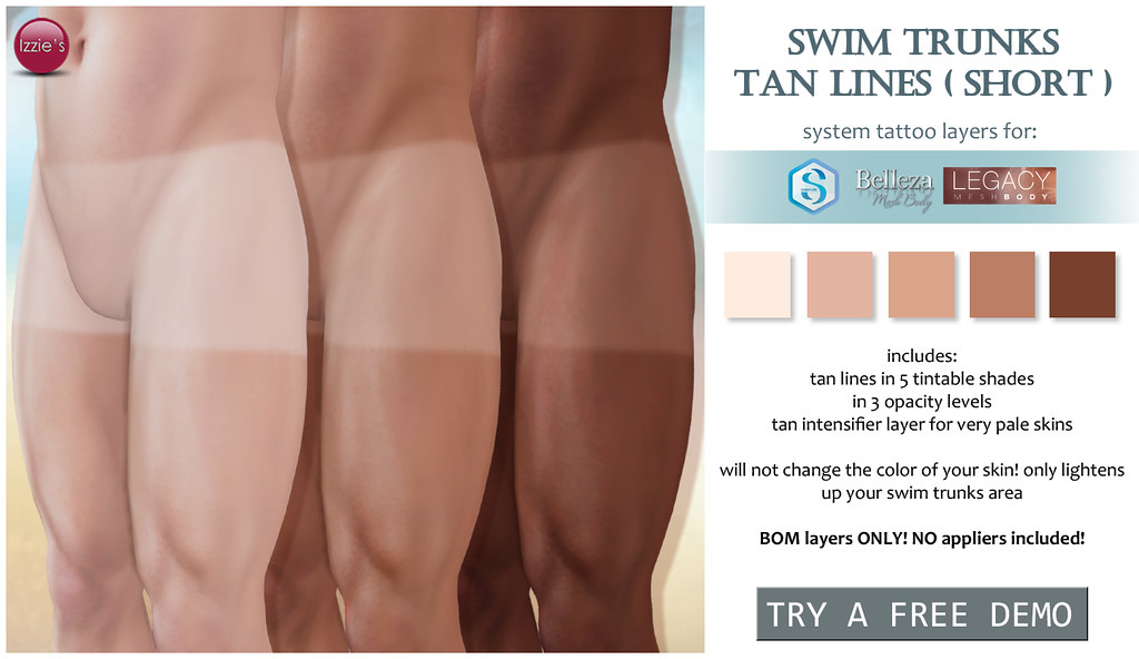 Swim Trunks Tan Lines Short (Summerfest)