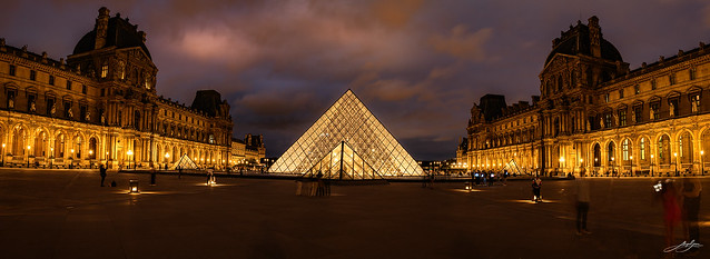 Louvre museum panorama (explored)